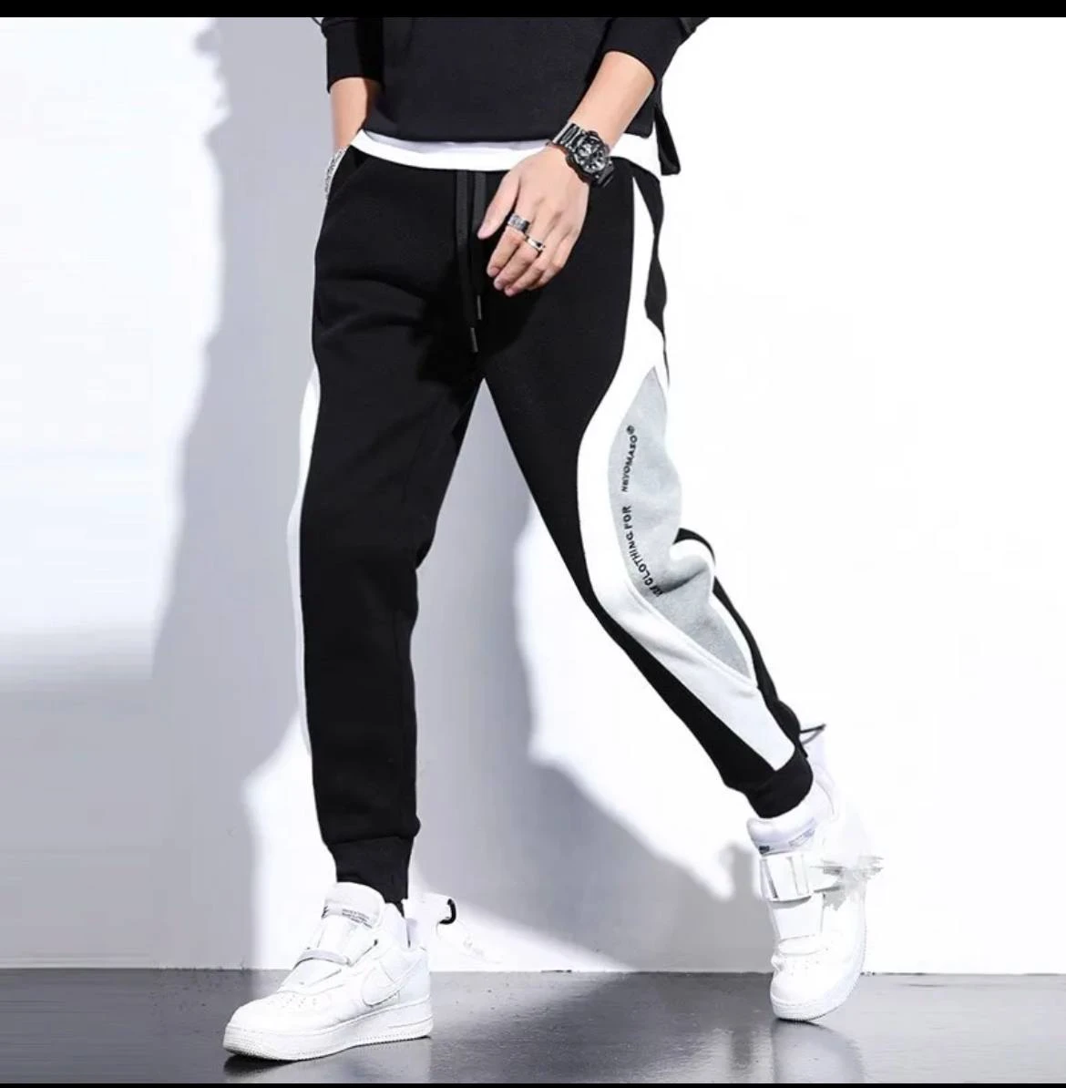 Fashion Men's Casual Slim Sweatpants Track Pants