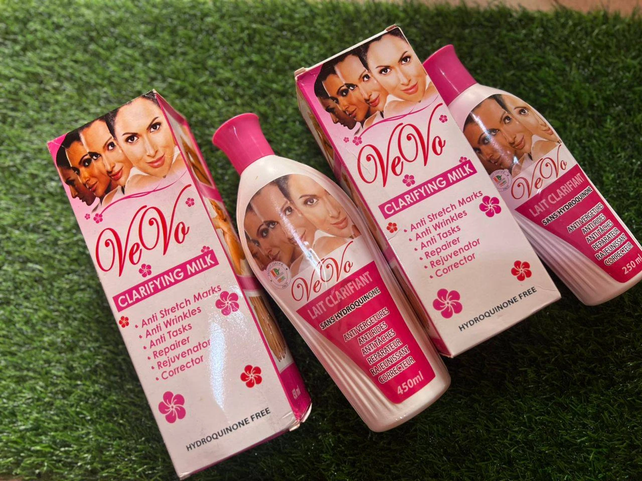 VeVo Clarifying Milk skincare lotion