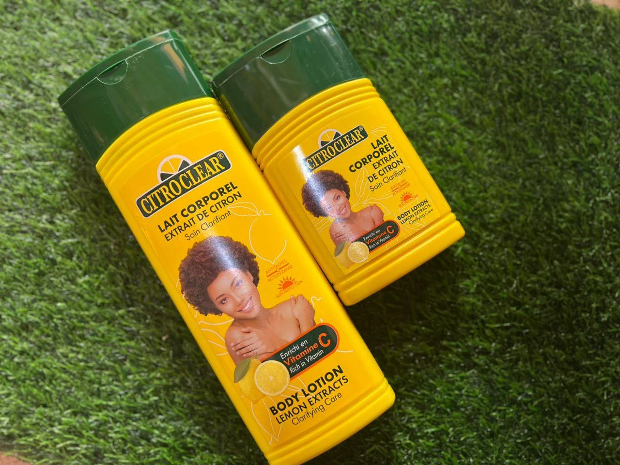 Citro Clear Lait Corporel Extrait de Citron Soin Clarifiant