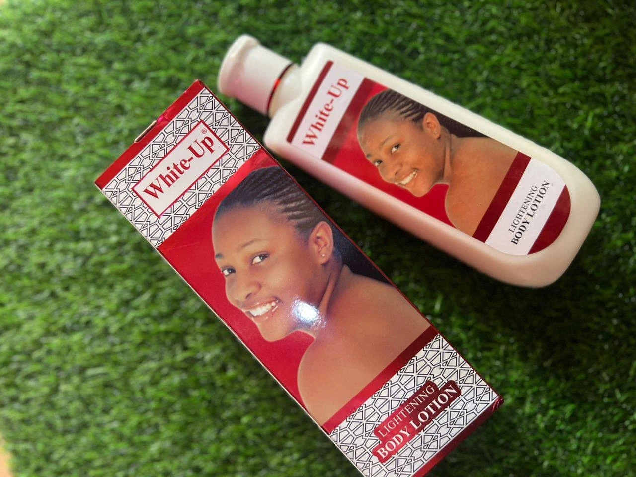 White up body lotion