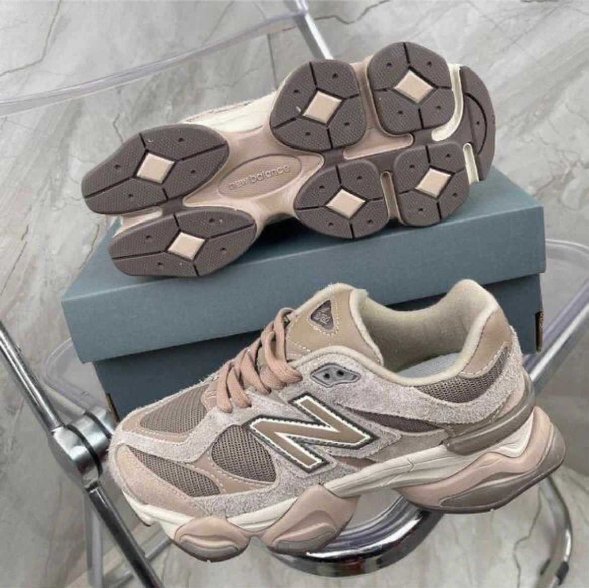 New Balance 9060 – Mushroom Brown / Driftwood Castlerock