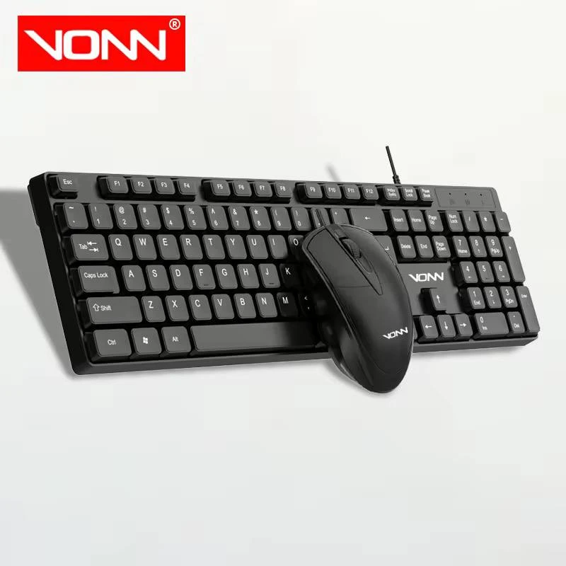 Black Wireless Keyboard and Mouse Combo