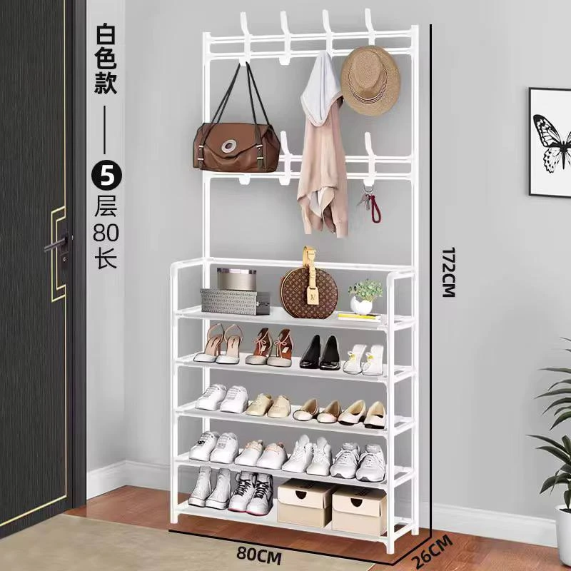 4-Tier / 5-Tier Multilayer Shoe Rack – Space-Saving Organizer